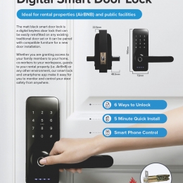 DIG SDL72 BLK Digital Lock Front Flyer1